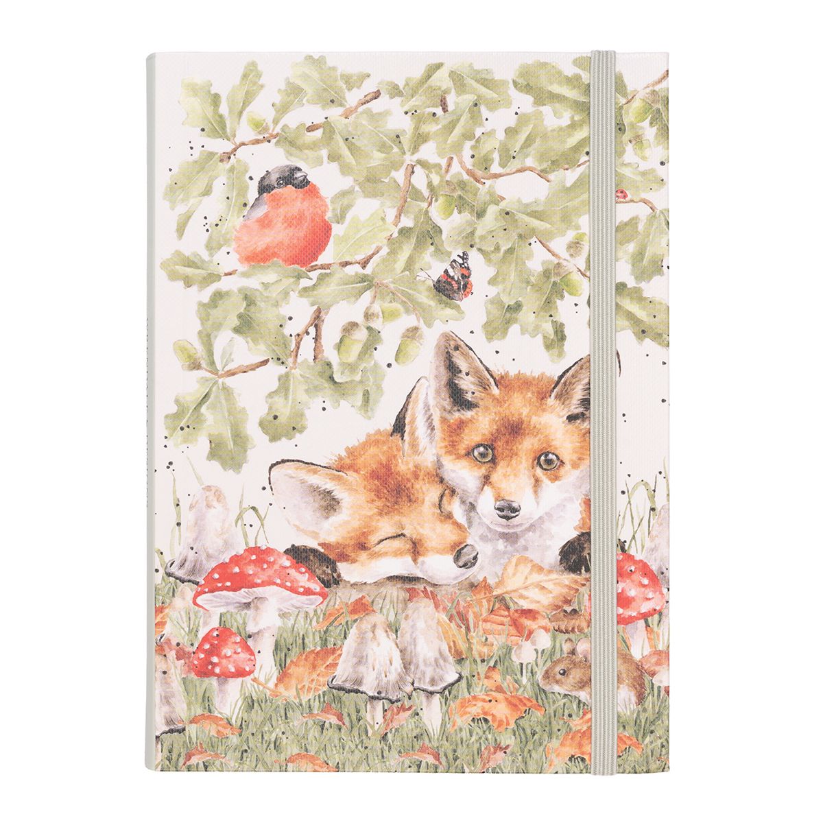 מחברת כריכה רכה Fox Under the Oak Tree