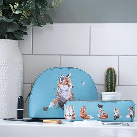 תיק קוסמטיקה גדול ומעוצב - שועל