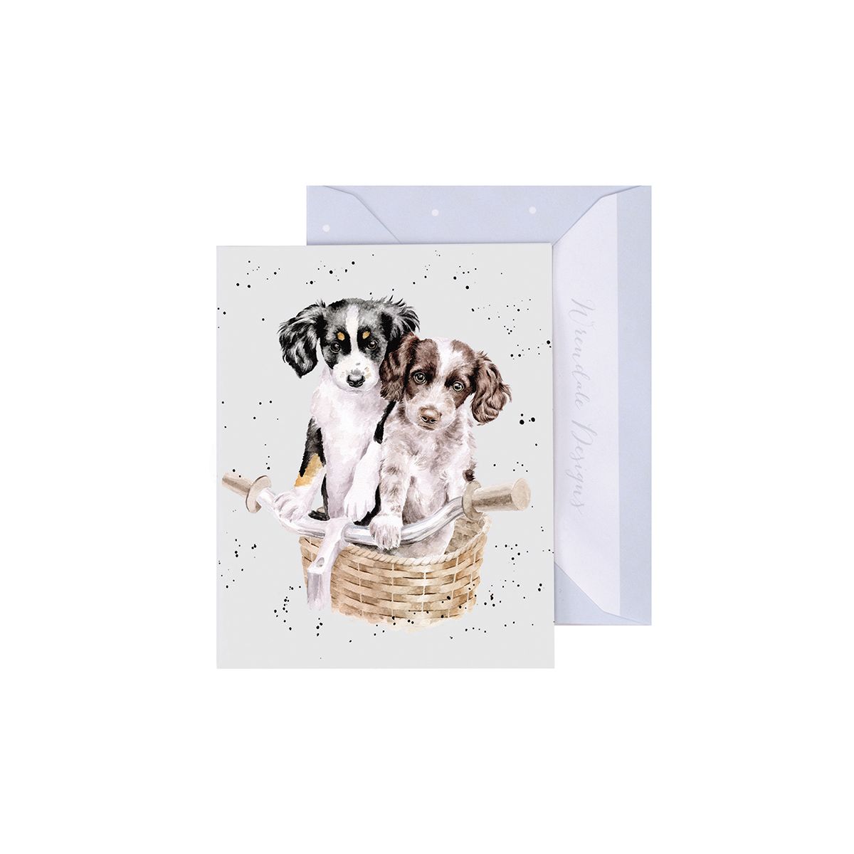 כרטיס ברכה מיני Pedals and Paws' Spaniel (GE149)