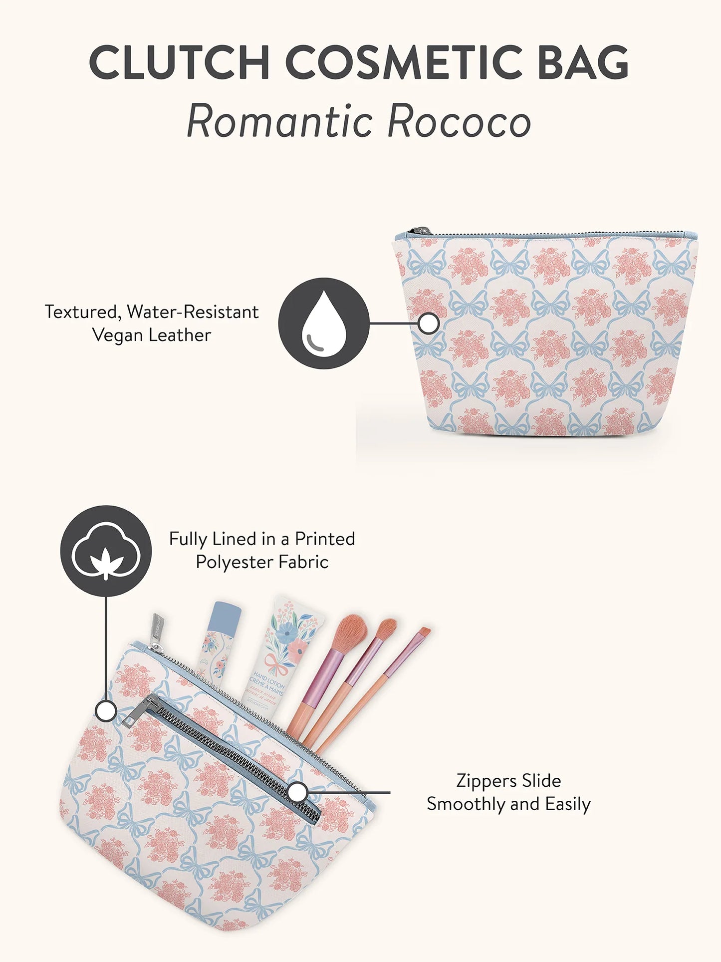 נרתיק מלבני Romantic Rococo