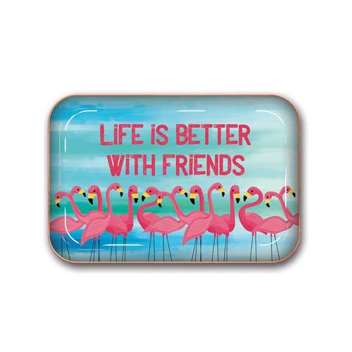 מגש מתכת מעוצב פלמינגו