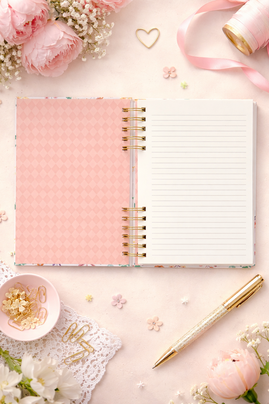 מחברת ספירלה עם סט עטים Meadow Lane