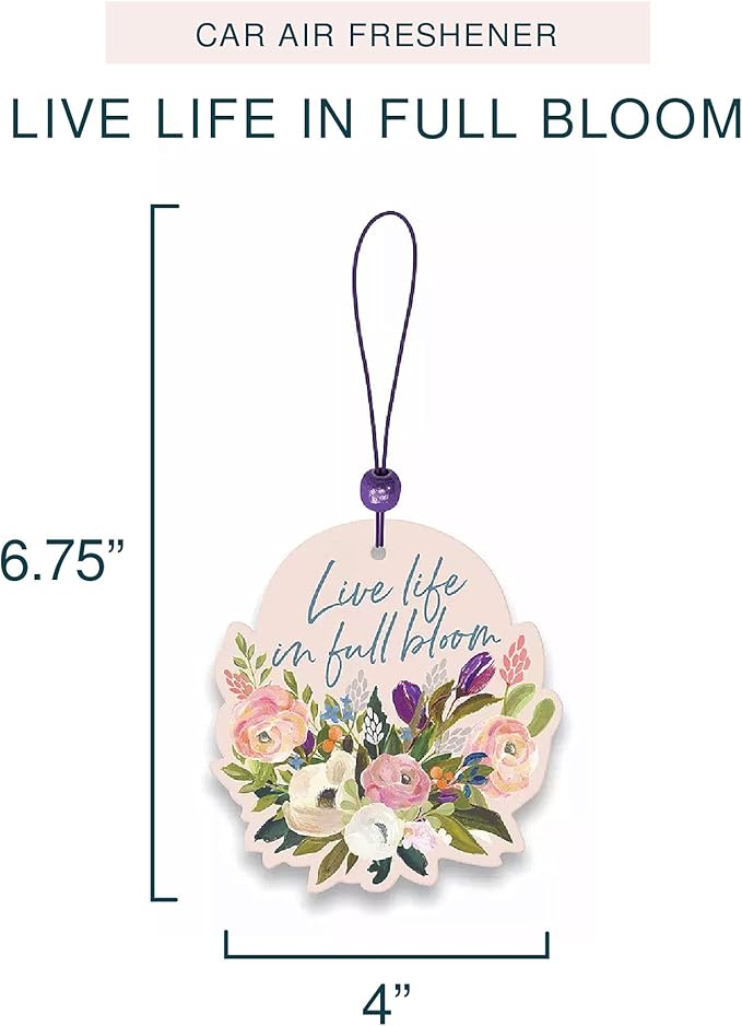 מפיץ ריח לרכב Live Life In Full Bloom