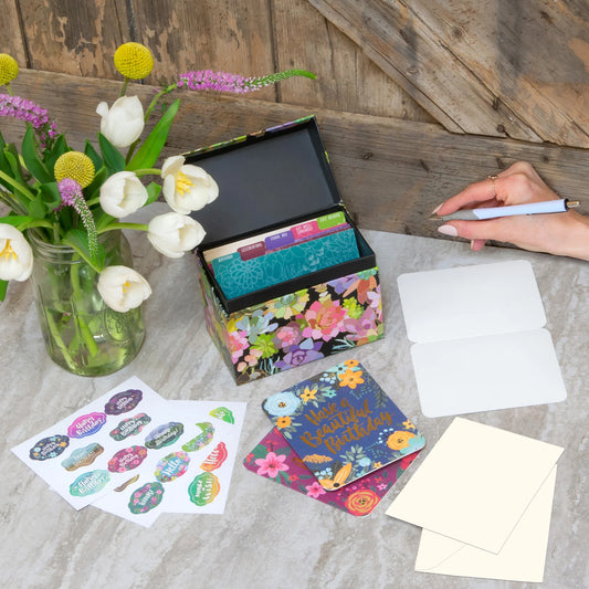 קופסת כרטיסי ברכה Succulent Paradise