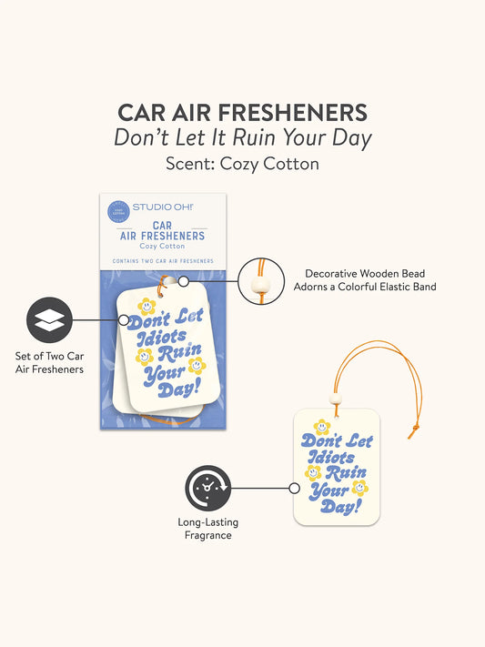 מפיץ ריח לרכב Don't Let it Ruin Your Day