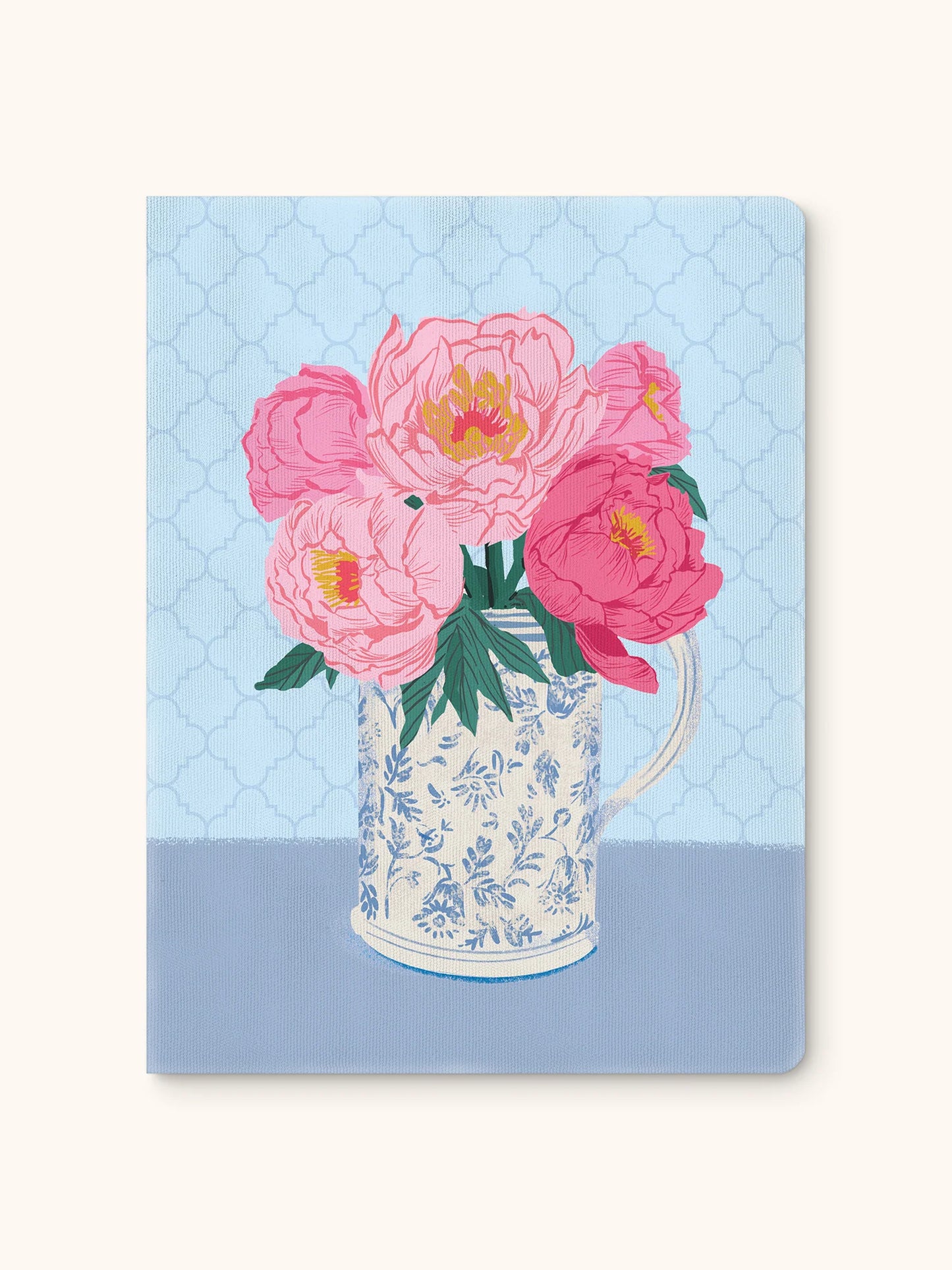 מחברת כריכה קשה Bouquet on Blue