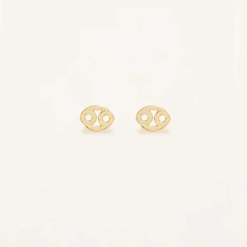 עגילי מזל סרטן (Cancer) קולקציית Zodiac