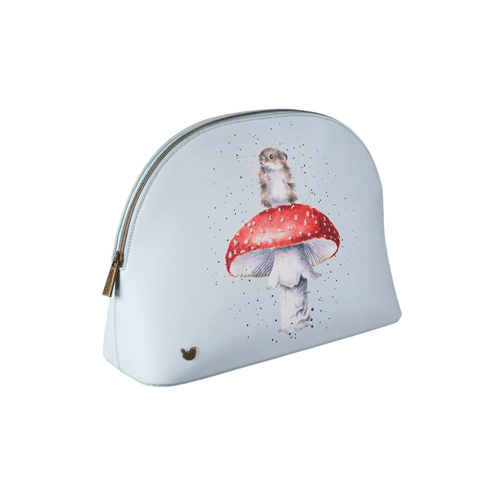 תיק קוסמטיקה גדול ומעוצב - עכבר על פטריה