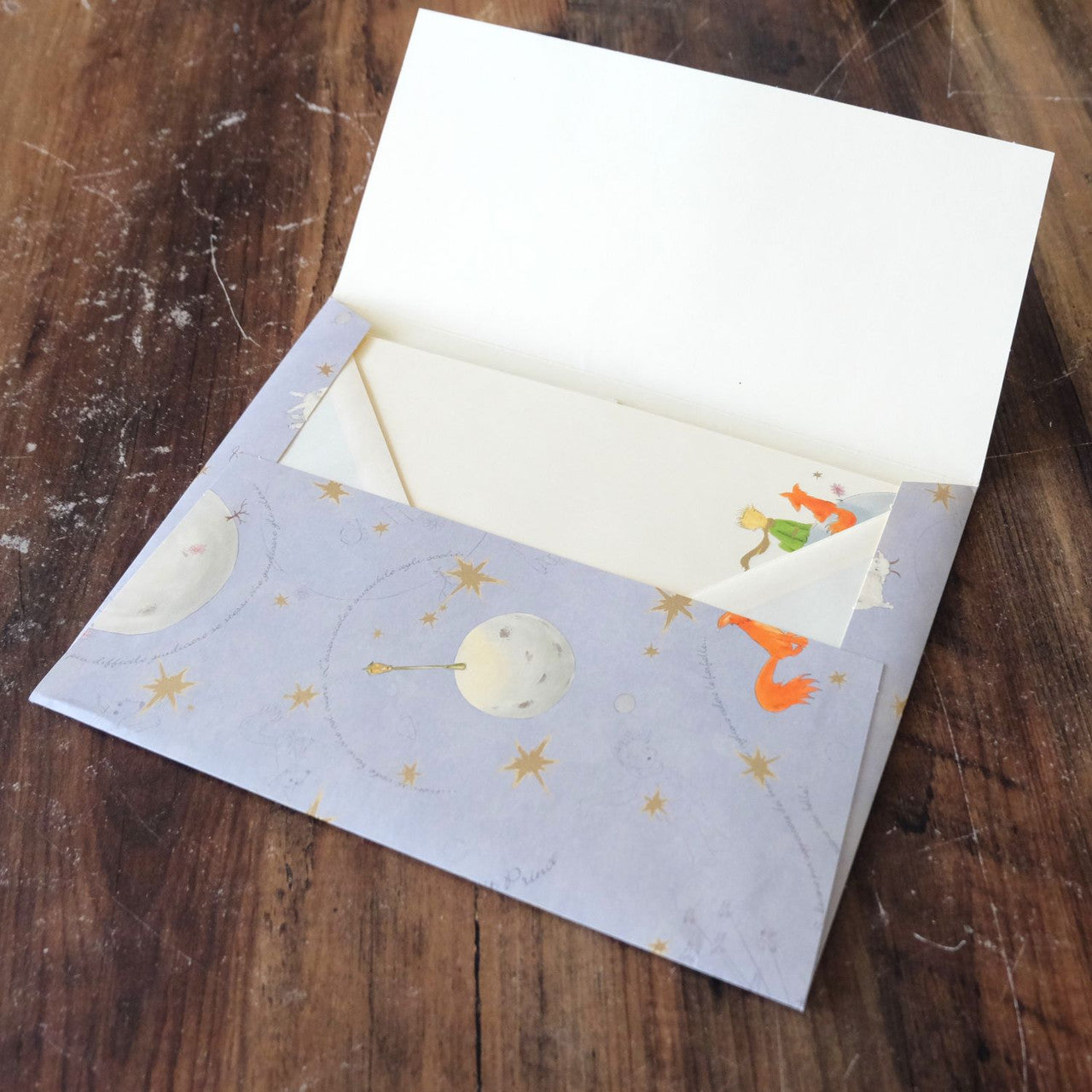 מארז ניירות מכתבים הנסיך הקטן