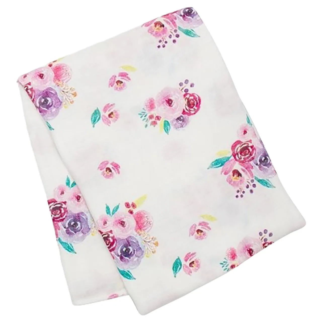 מארז עיטוף וכובע לרך הנולד- פרחוני