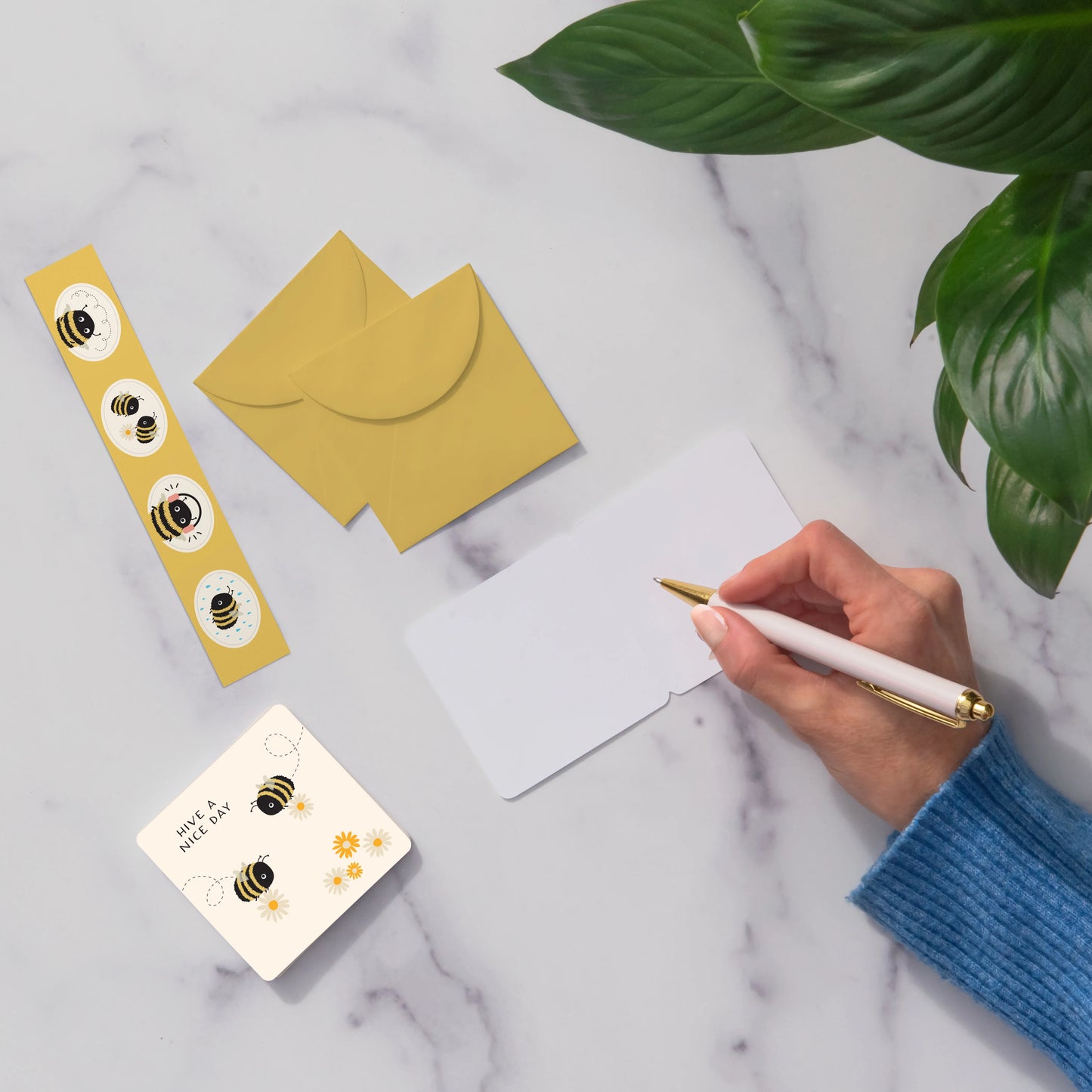 מארז כרטיסי ברכה מיני Buzzy Bees