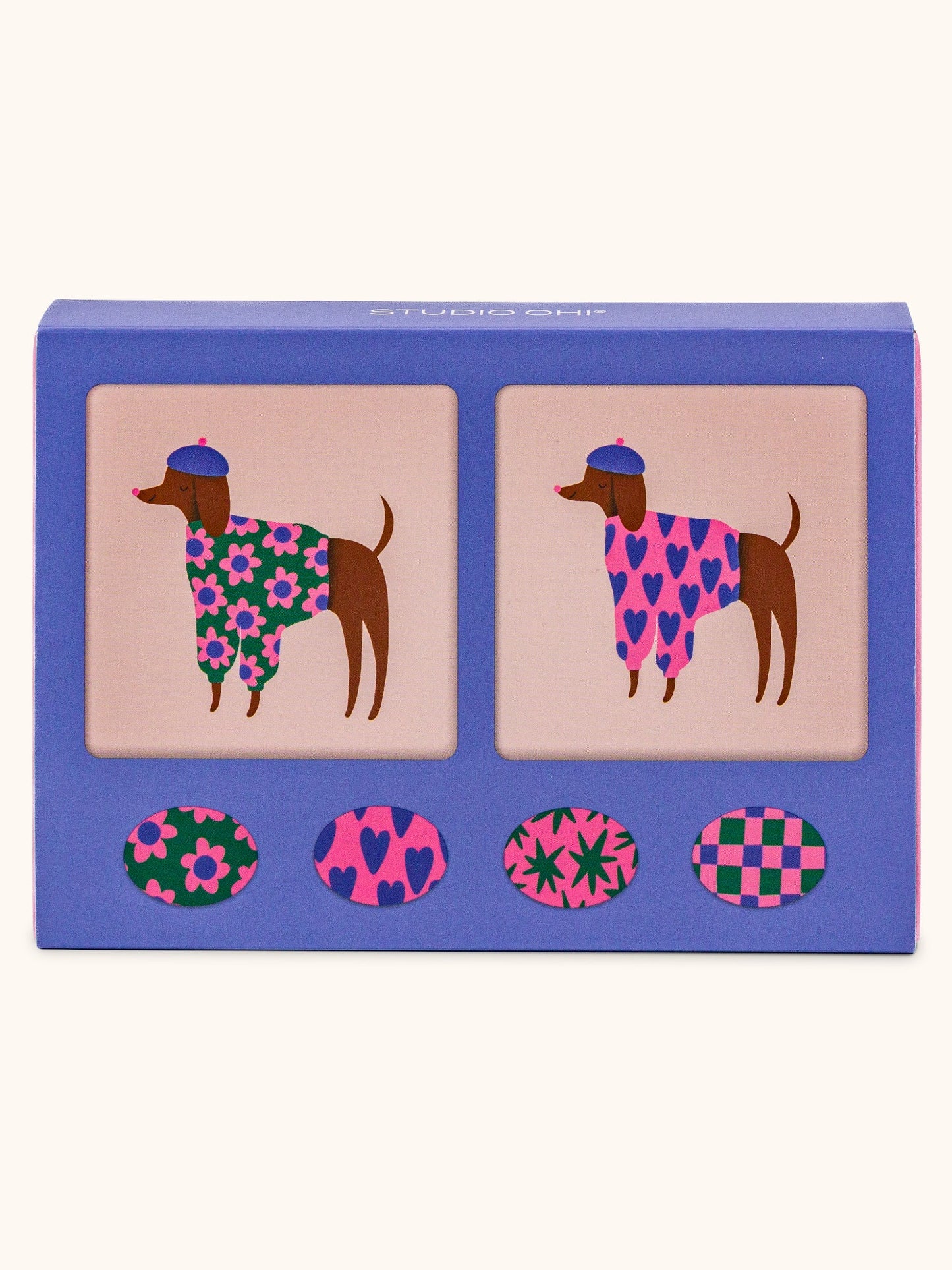 מארז כרטיסי ברכה מיני BONJOUR