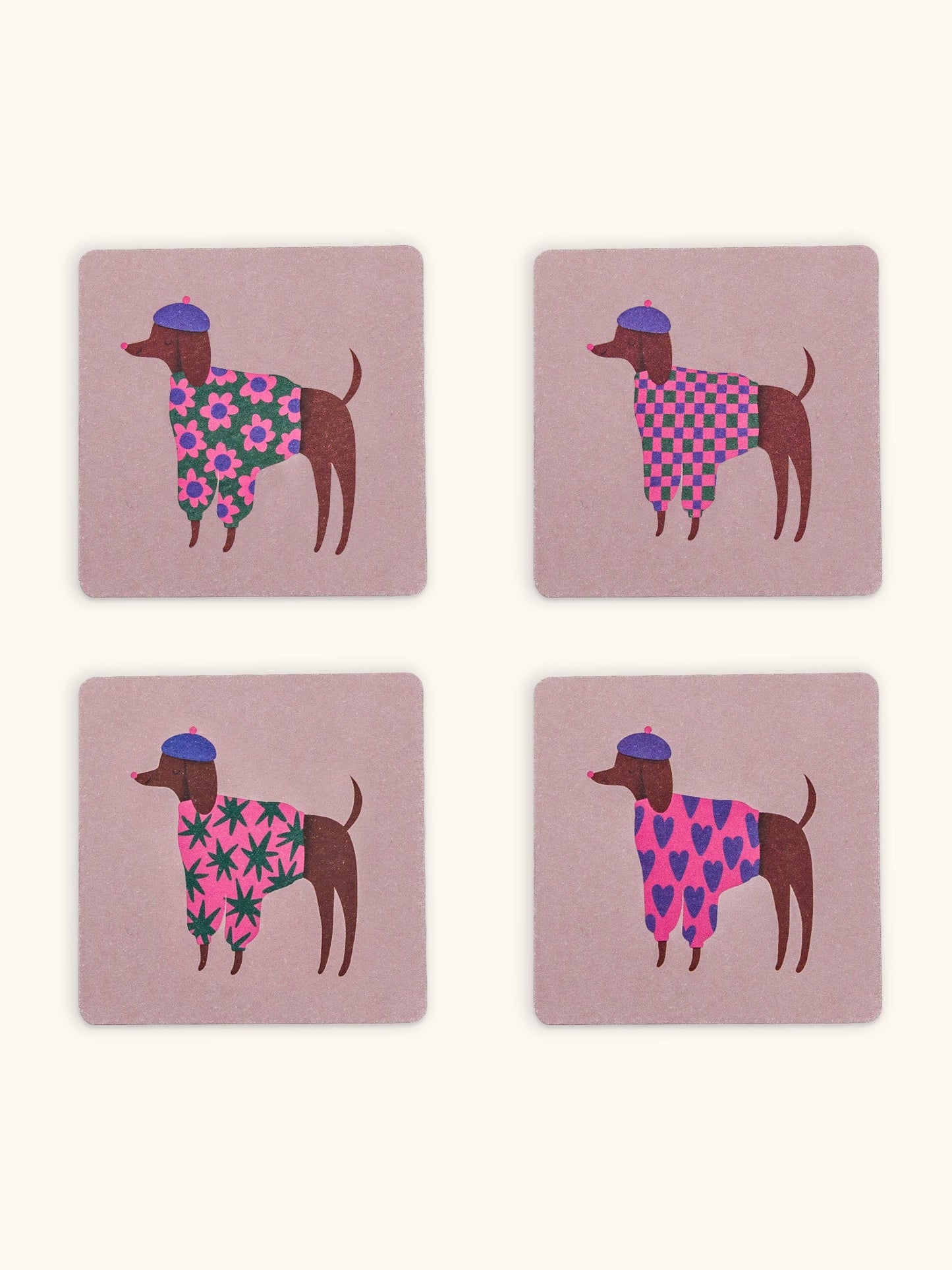 מארז כרטיסי ברכה מיני BONJOUR