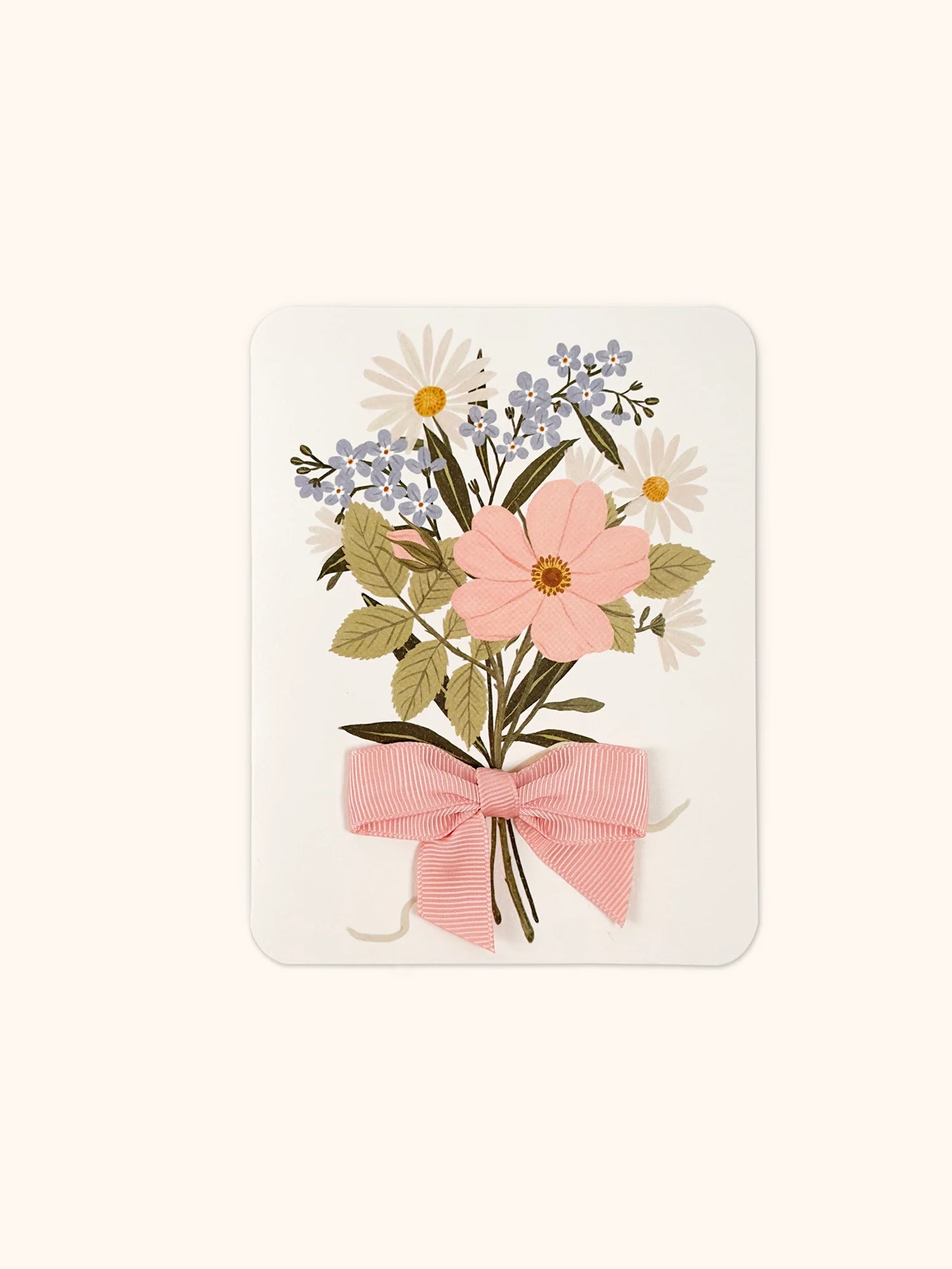 מארז כרטיסי ברכה עם סרט  Blissful Bouquet Bow