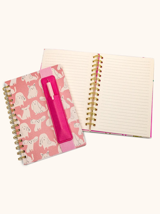 מחברת ספירלה עם כיס לעט Watchdogs