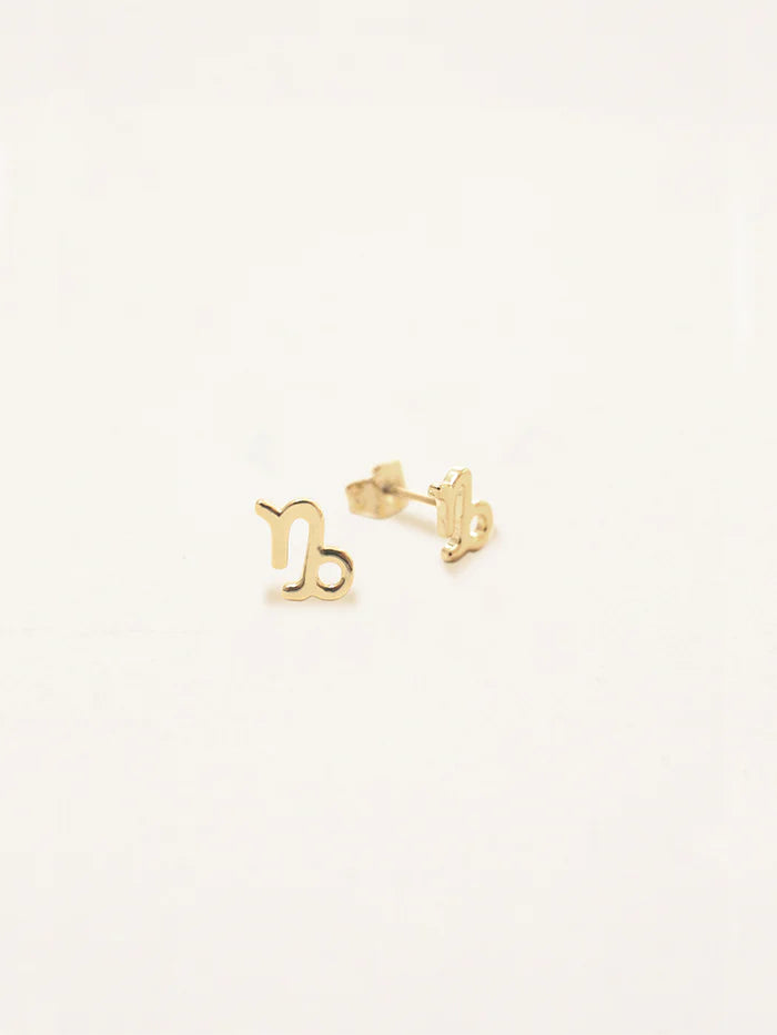 עגילי מזל גדי (Capricorn) קולקציית Zodiac