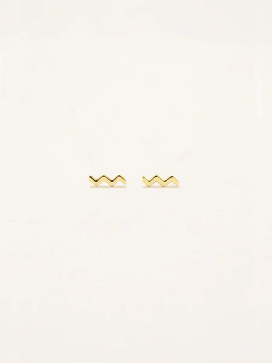 עגילי מזל דלי (Aquarius)קולקציית Zodiac