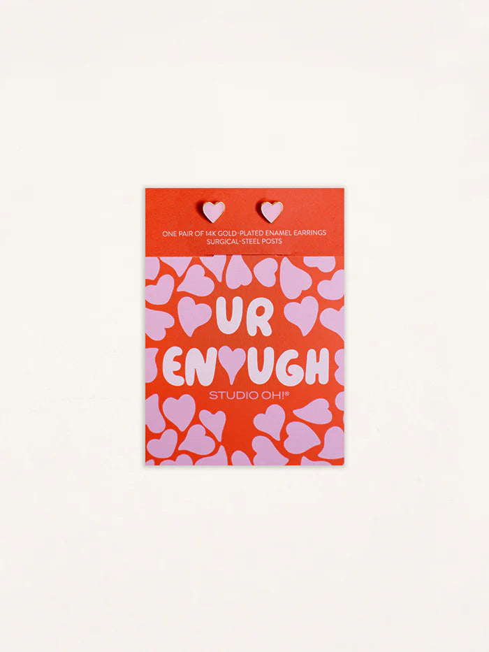 עגילי לב קולקציית Good Day