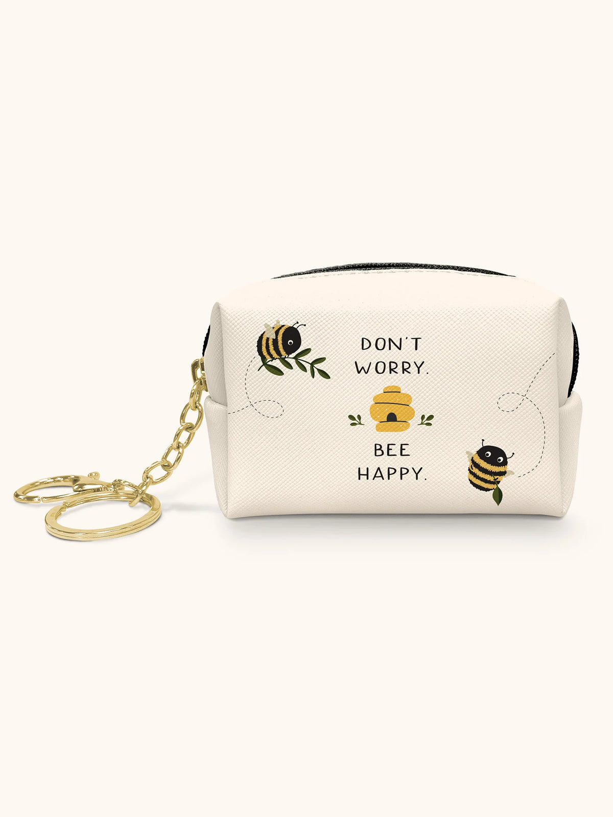 מחזיק מפתחות ופאוצ׳ Dont worry  be happy