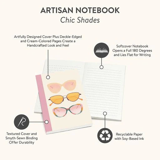 מחברת רכה קטנה Chic Shades