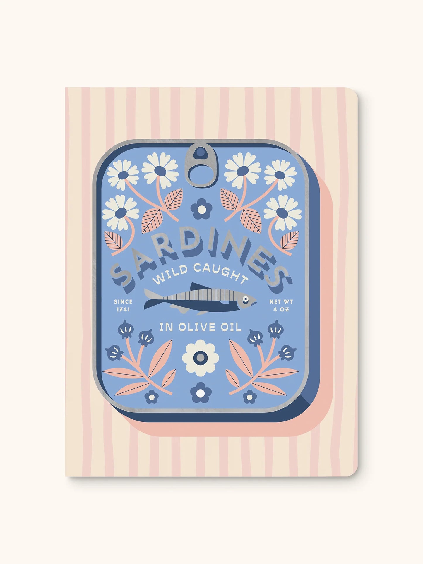 מחברת כריכה קשה Wild Caught Sardines
