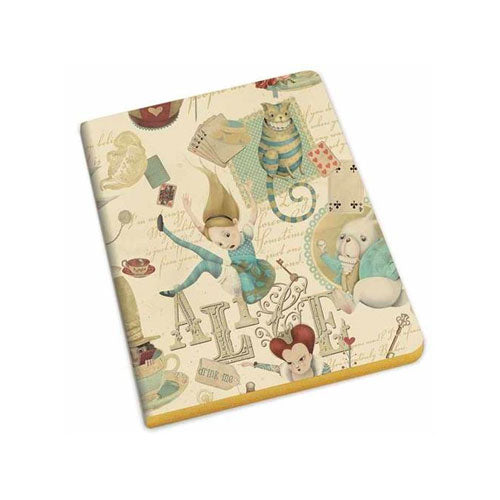 מחברת שוליים זהב A5 - אליס