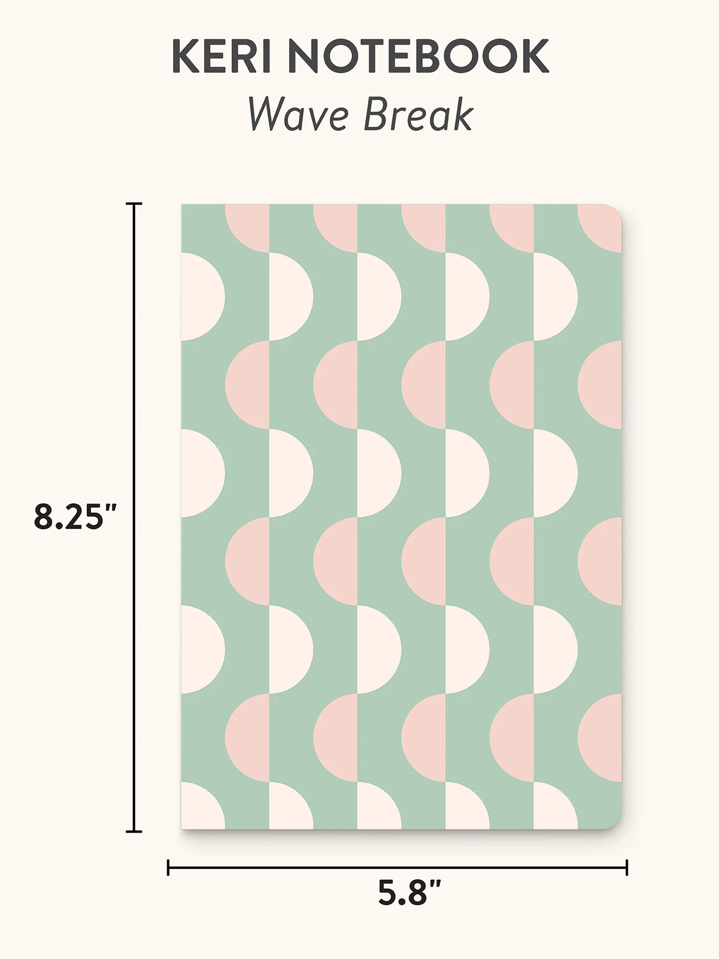 מחברת רכה keri דגם  Wave Break
