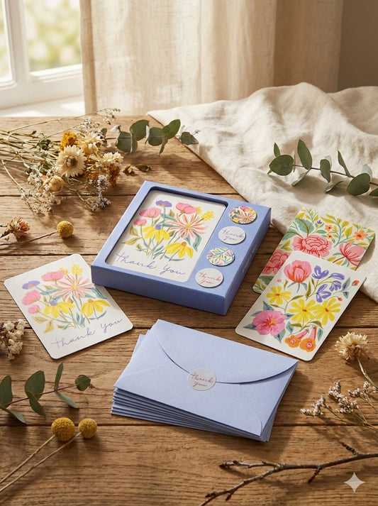 מארז כרטיסי ברכה SPRINGTIME BLOOMS