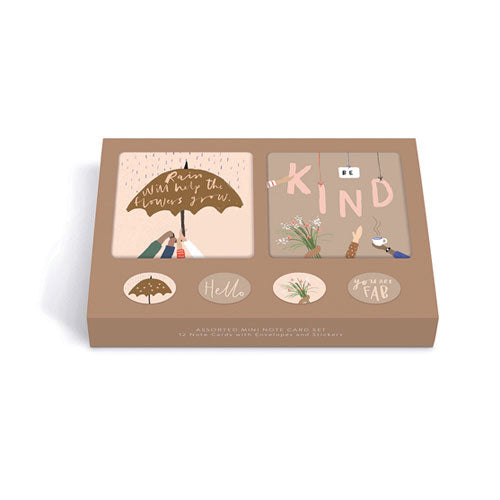 מארז כרטיסי ברכה מיני BE KIND