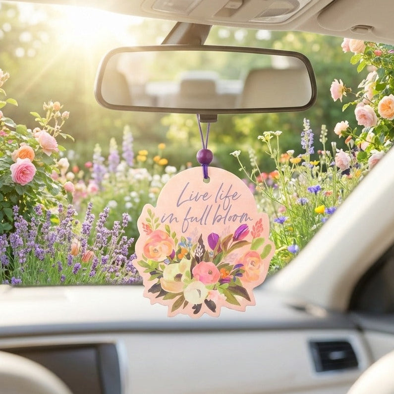 מפיץ ריח לרכב Live Life In Full Bloom
