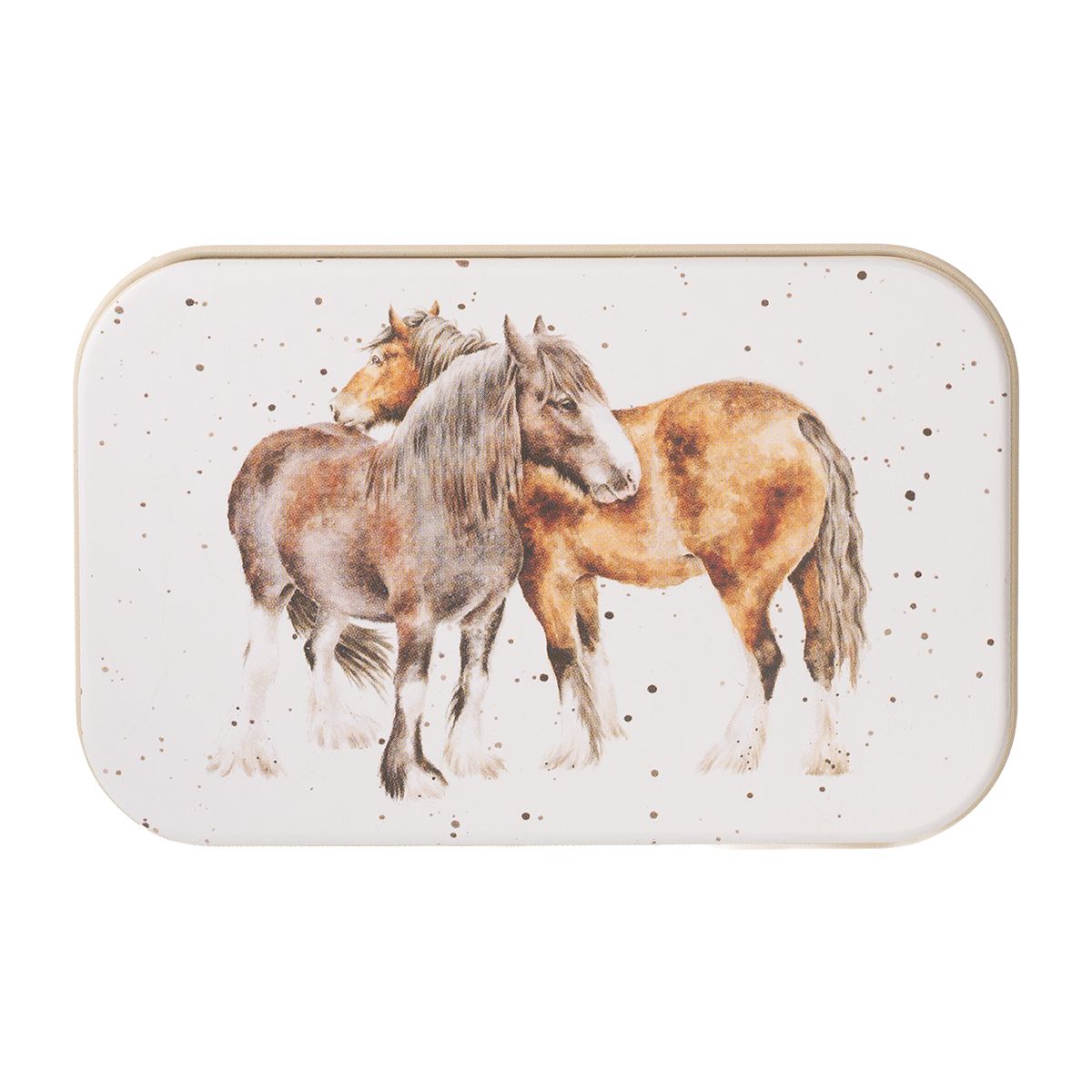 קופסת פח מיני  Horse Side by Side