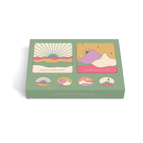 מארז כרטיסי ברכה מיני Desert Skies