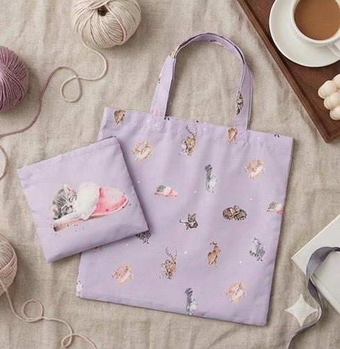 תיק קניות מתקפל חתול