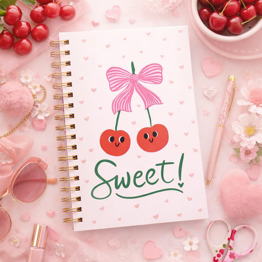 מחברת ספירלה Sweetest Cherry