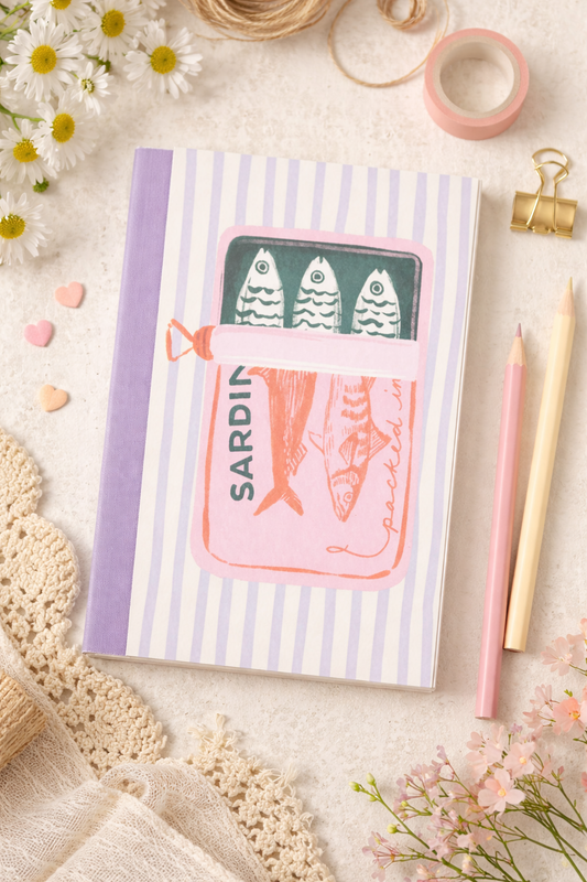 מחברת רכה קטנה Sardine Snack