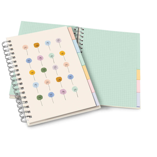 מחברת חוצצים נקודות