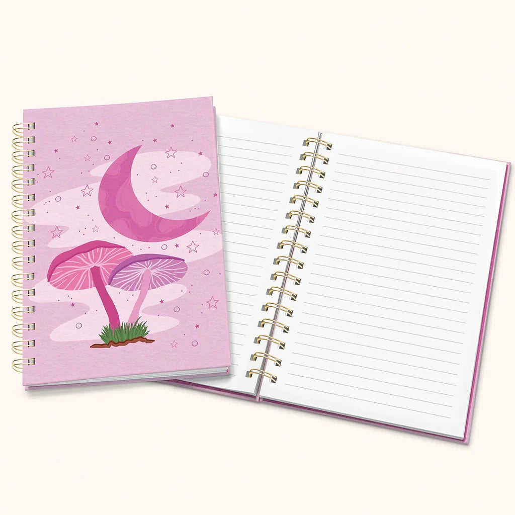 מחברת ספירלה Moonlight Mushrooms