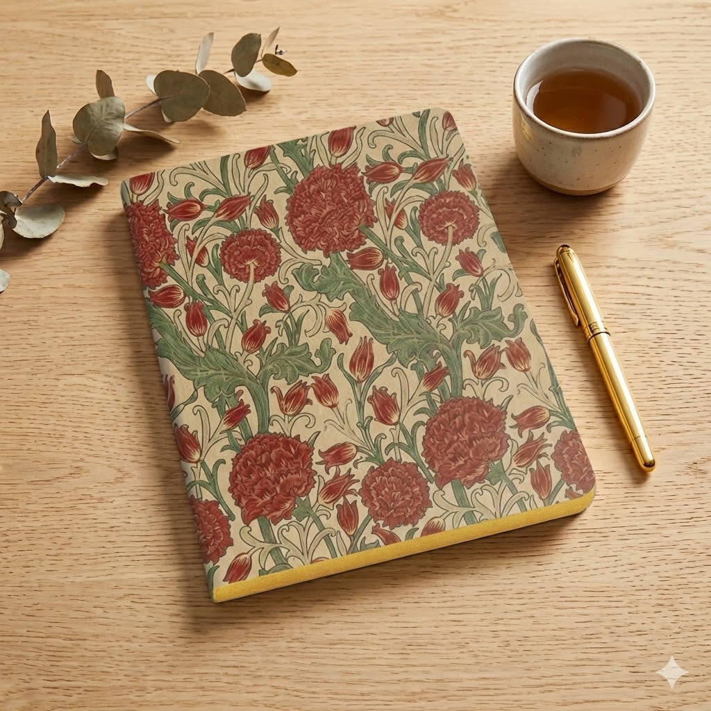 מחברת שוליים זהב A5 -Ramage