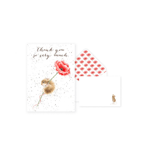 מארז כרטיסי ברכה עכבר ופרח