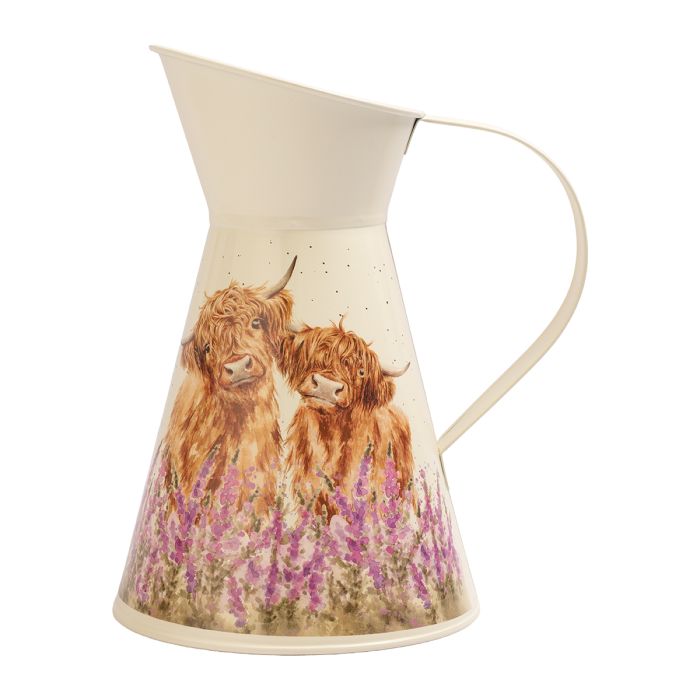 כד פרחים מדהים Highland Cow Gentle Giants