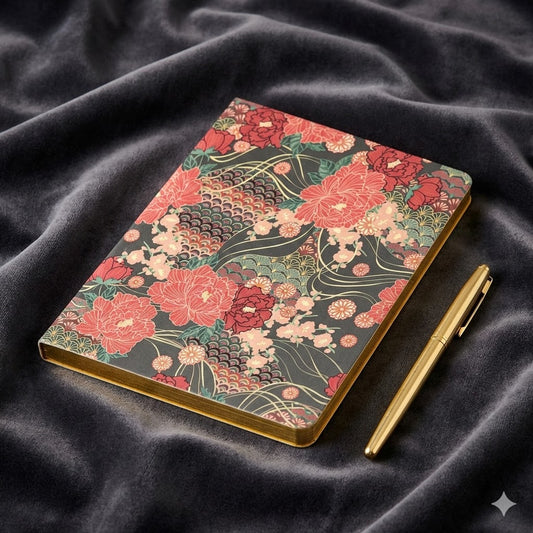 מחברת שוליים זהב A5 - Orientale