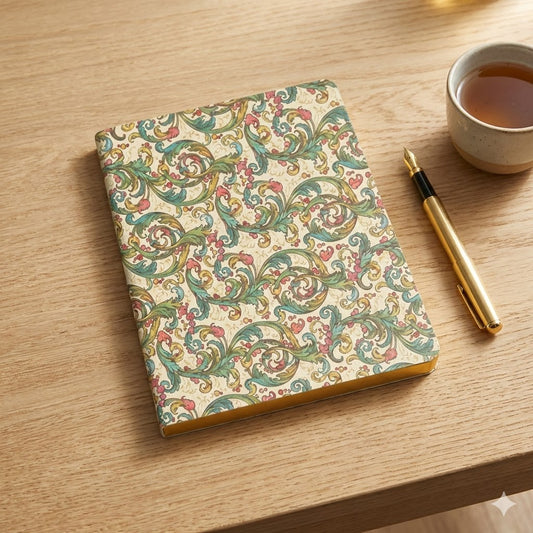 מחברת שוליים זהב A5 - signoria