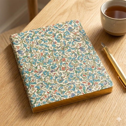 מחברת שוליים זהב A5 - medica