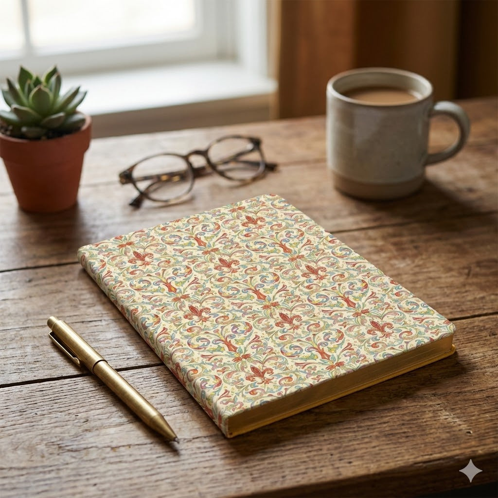 מחברת שוליים זהב A5 - giglio