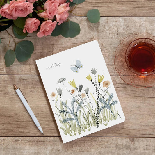 מחברת כריכה קשה Wild Flowers